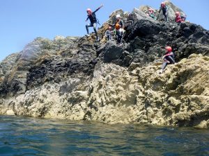 School Trips Wales: Coasteering