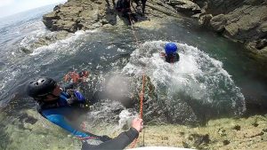 School Trips Wales: Coasteering