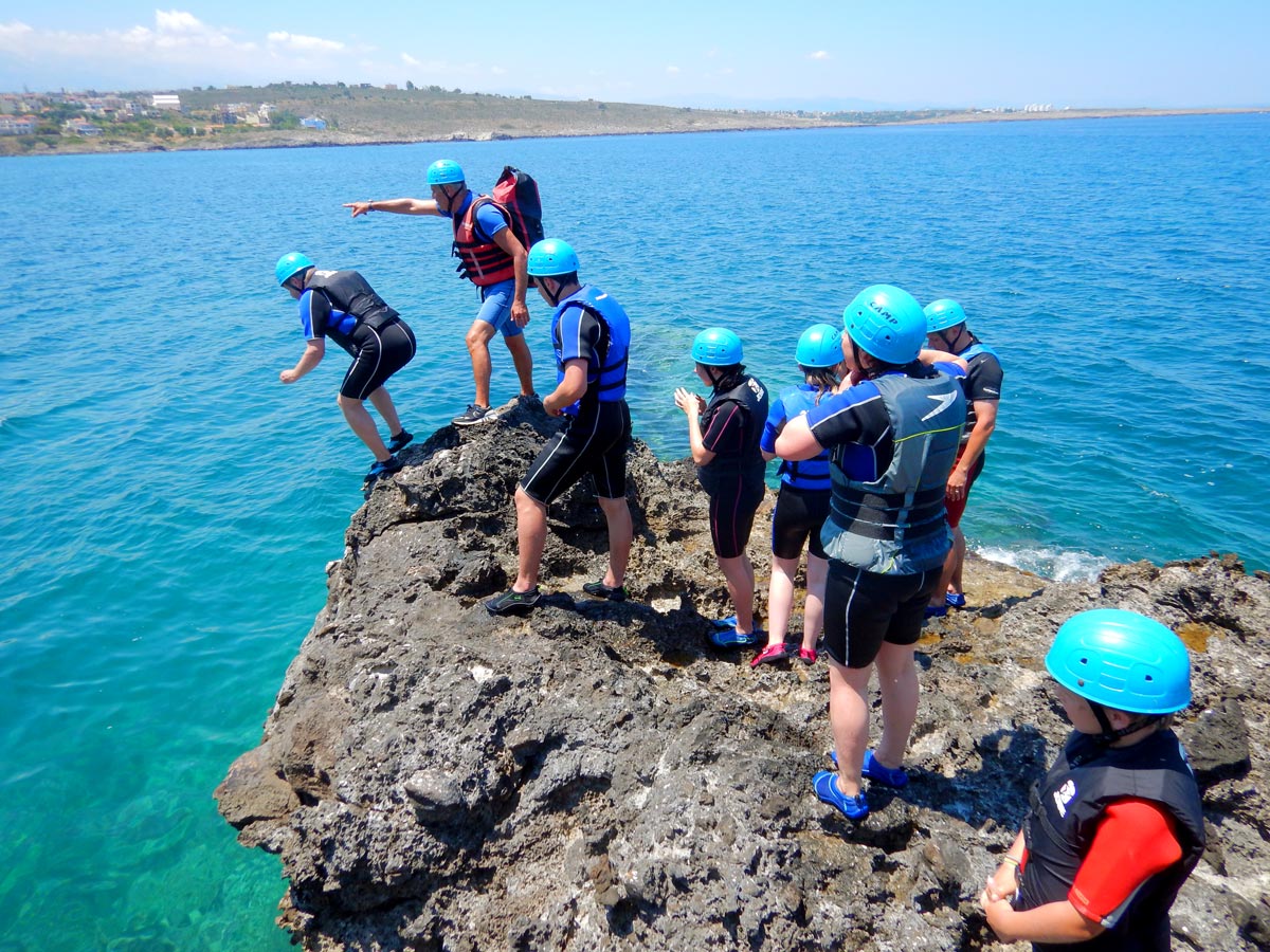Coasteering In Crete
