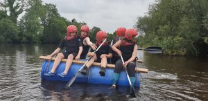 School Trips Wales: Raft Building